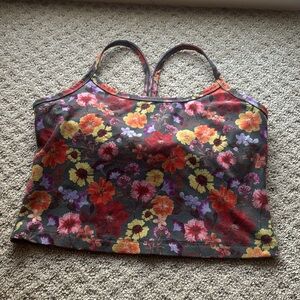 Spacedye Slim Racerback Cropped Tank